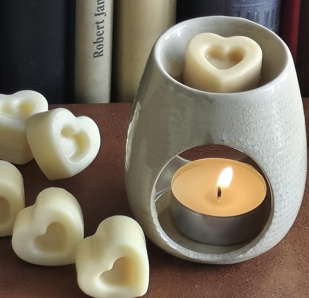 Wax melts de cera de soja natural en quemador