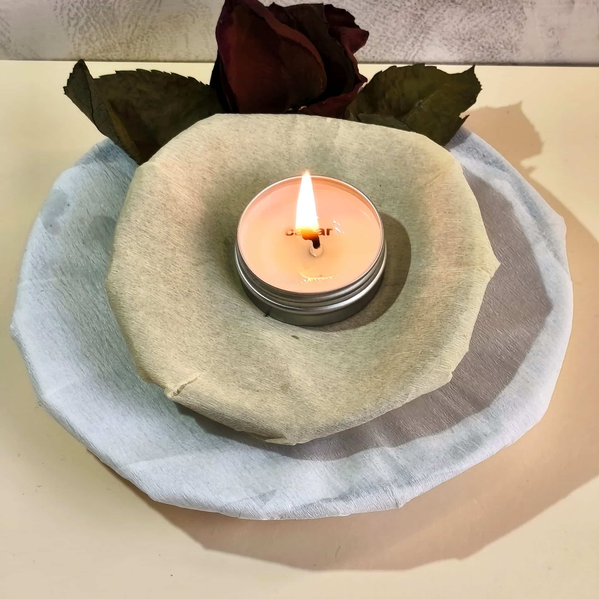 Vela revelación mensaje oculto ¿Te quieres casar conmigo? cera derretida artesanal España