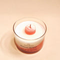 Vela aromática en vaso rosas rojas estilo romántico 150g